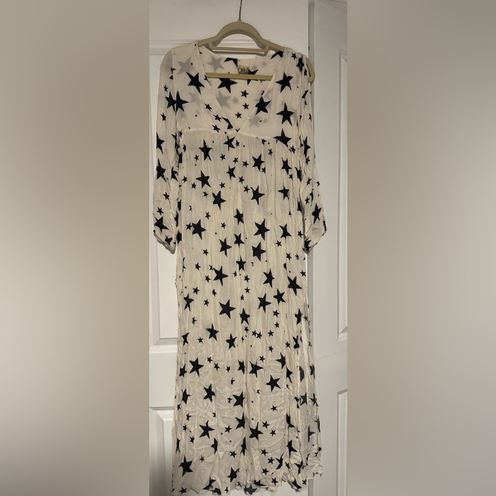 Chaser Black Star Long Sleeve Dress